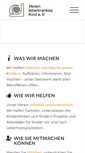 Mobile Screenshot of leberkrankes-kind.de